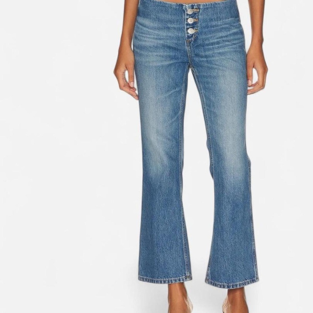 Re/Done Blue Cropped Jeans